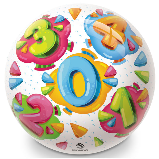 Potištěný míč s čísly - 180 mm