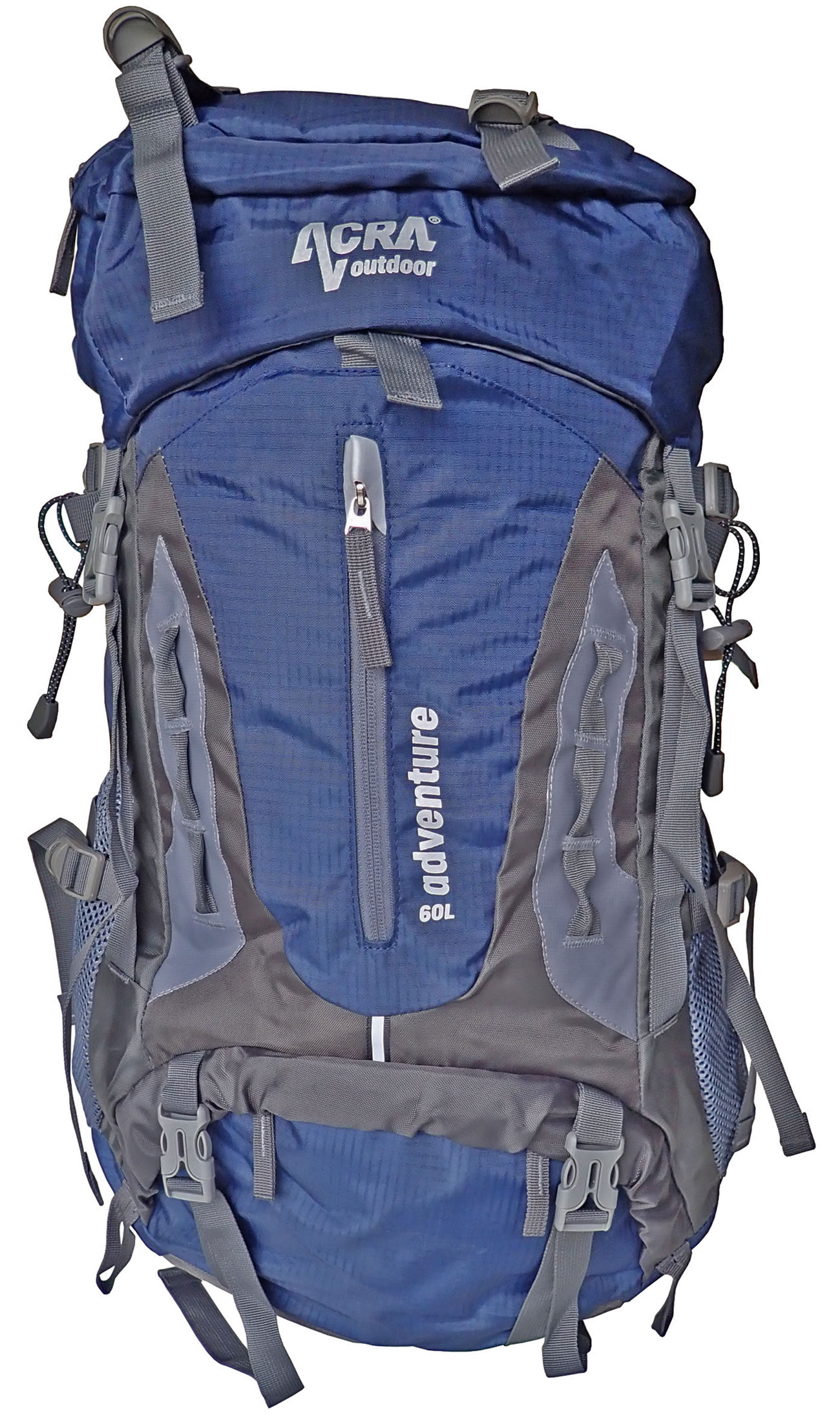 Batoh Adventure 60 L na náročnější horskou turistiku tmavě modrý BA60-MO