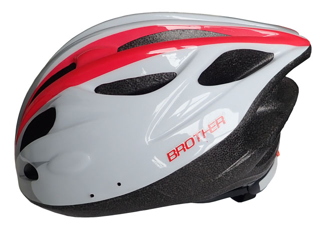 CSH31B-L bílá cyklistická helma velikost L(58-61cm) 2015