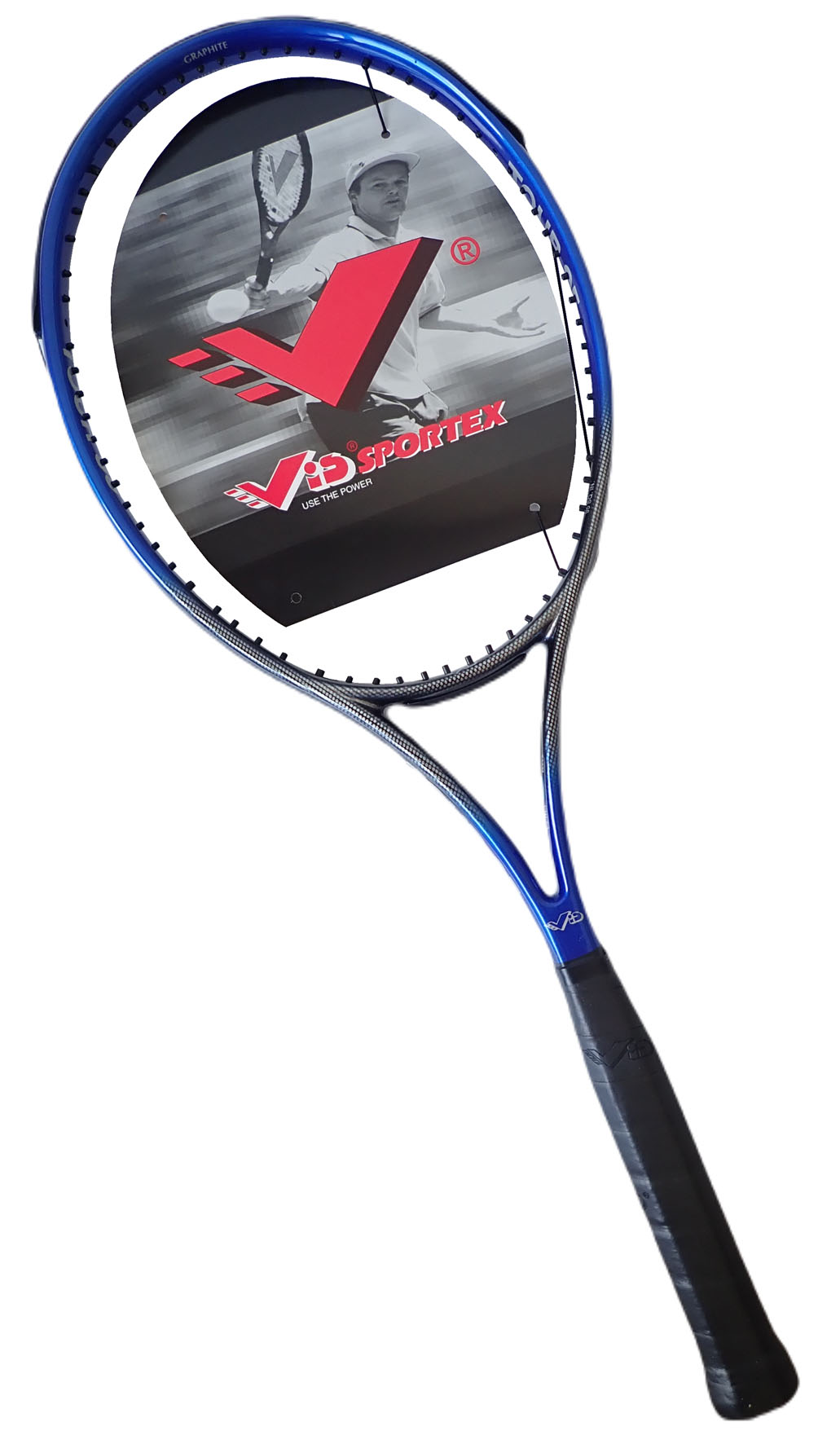 G2418MO Pálka tenisová 100% grafitová - modrá