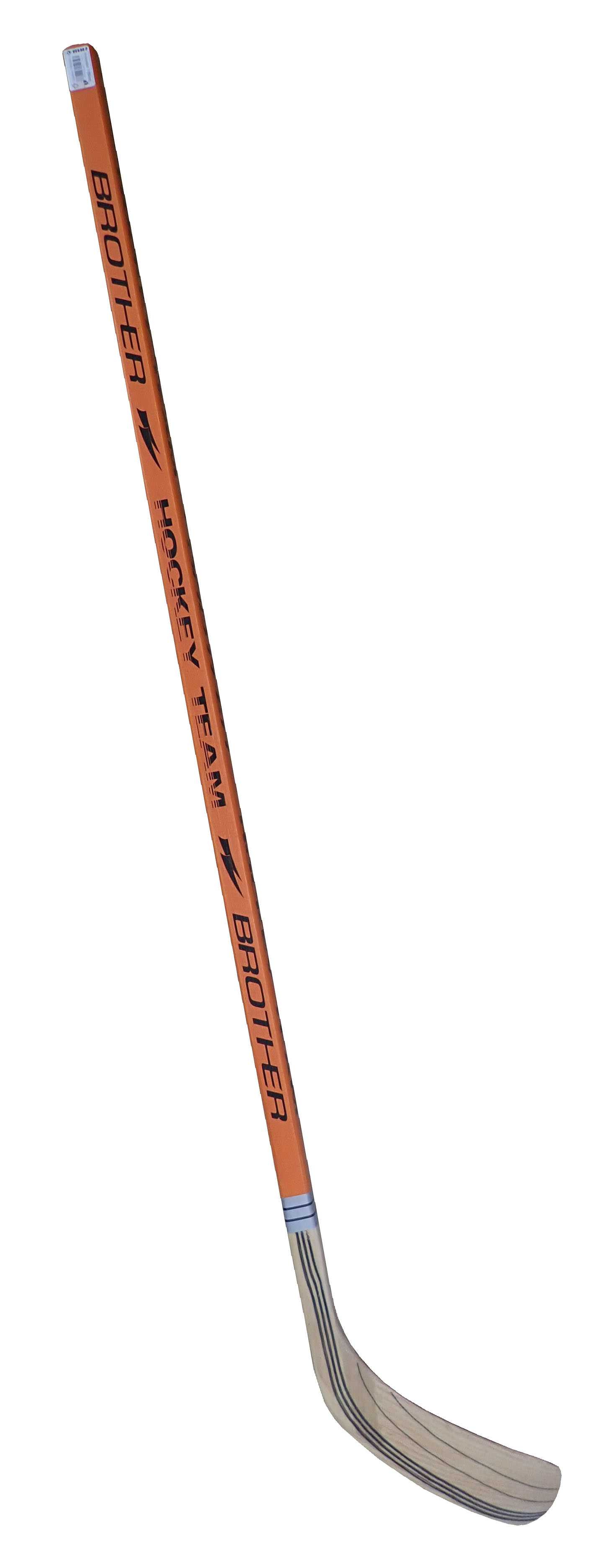 Laminovaná hokejka BROTHER pravá 135cm - oranžová