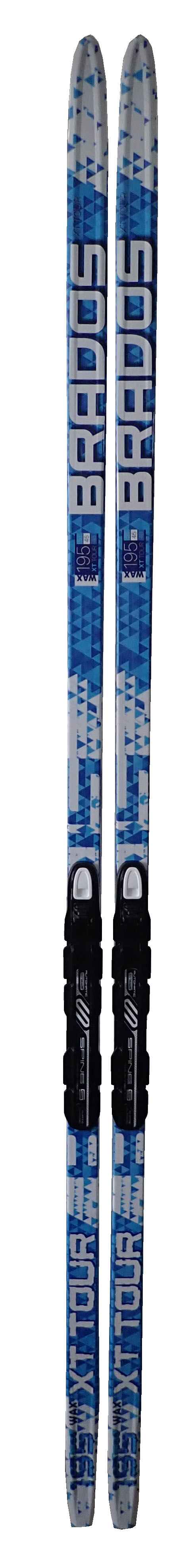 LSR/XTMO-195 Běžecké lyže s vázáním NNN, hladké
