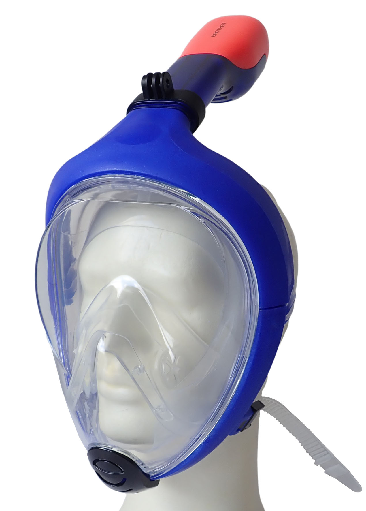 P1501L-MO Celoobličejová potápěčská maska se šnorchlem