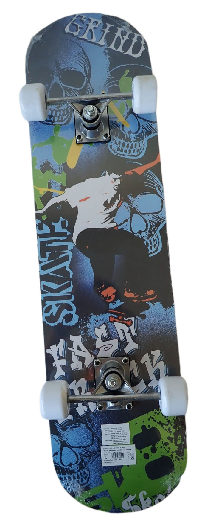 SKATE Skateboard sportovní s protismykem S3/1-ZE