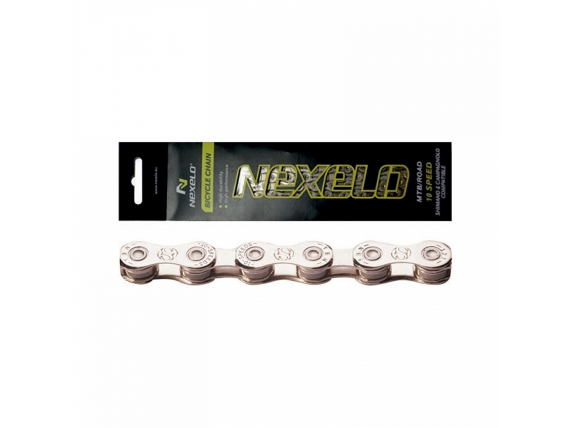řetěz NEXELO 10-rychlostní stříbrný BOX