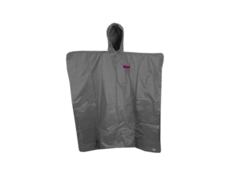 pláštěnka HAVEN II Poncho graphite šedo-růžová L/XL