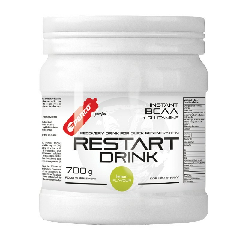 výživa - PENCO RESTART DRINK s BCAA,700g, citron