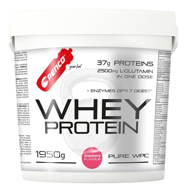 výživa - PENCO WHEY PROTEIN jahoda 1950g