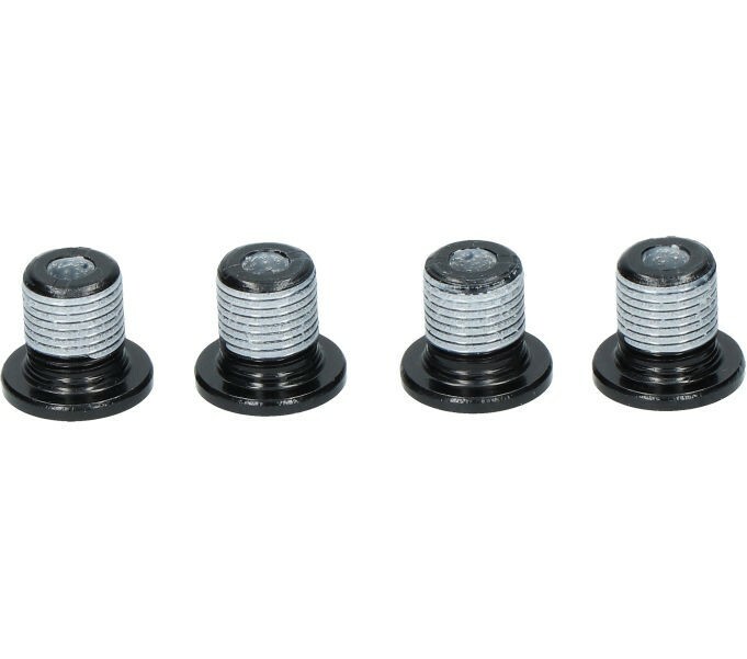 šrouby do převodníků SHIMANO, 4ks černé, M8x9mm