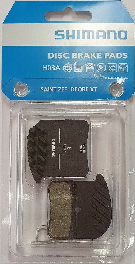 brzdové destičky SHIMANO SH H03A polymer chladič