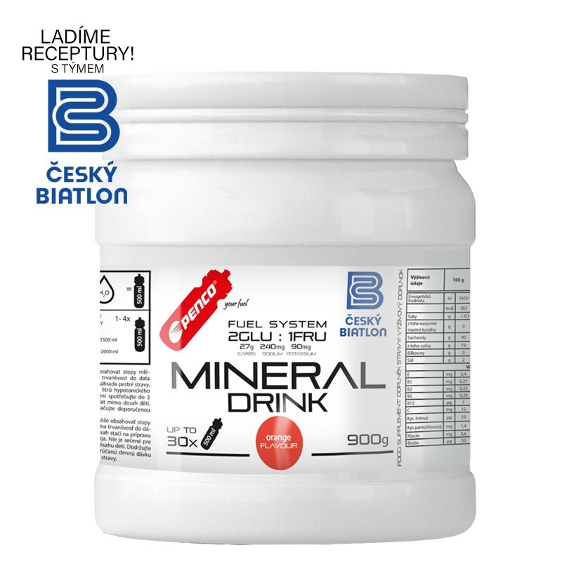 výživa - PENCO MINERAL DRINK Biatlon 900g, pomeranč