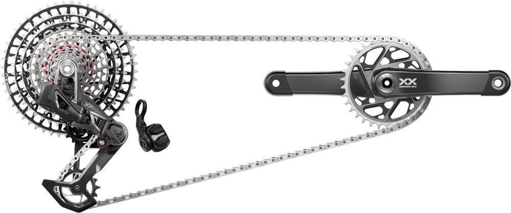 sada SRAM XX SL Eagle Transmission AXS, 175mm, 1x12
