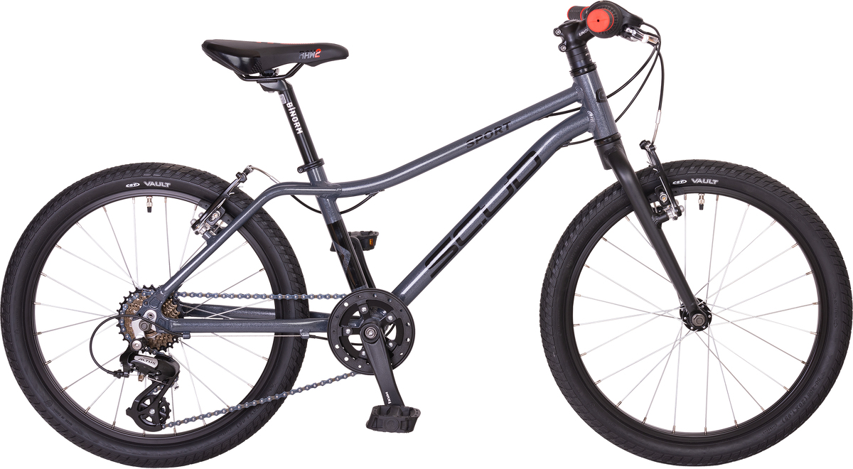JK SCUD 20" KID LEVER 1x7 V-brake šedé