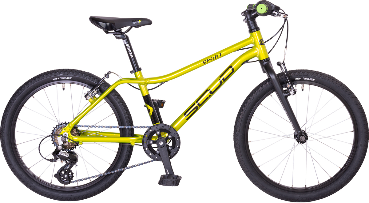 JK SCUD 20" KID LEVER 1x7 V-brake zelené