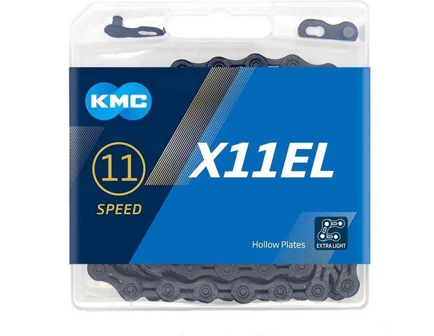 řetěz KMC X11 EL Extra Light BOX 11 kolo, černý 118čl.