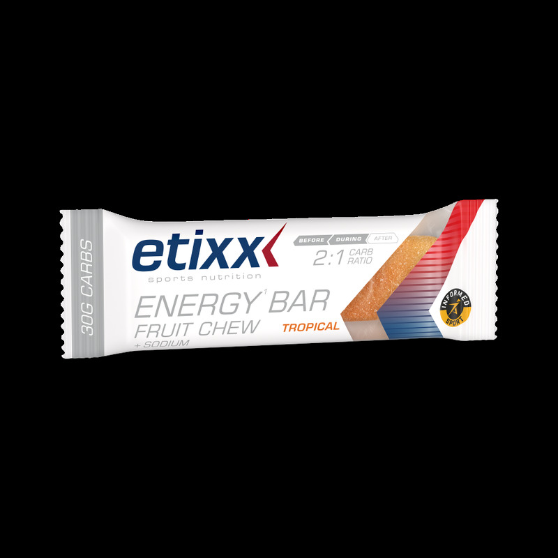 výživa - ETIXX Energy Bar Fruit Chew 38g tropical
