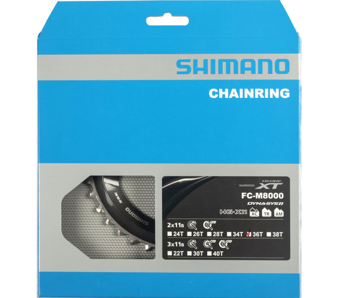 převodník SH FC-M8000 2x11, 36 zubů