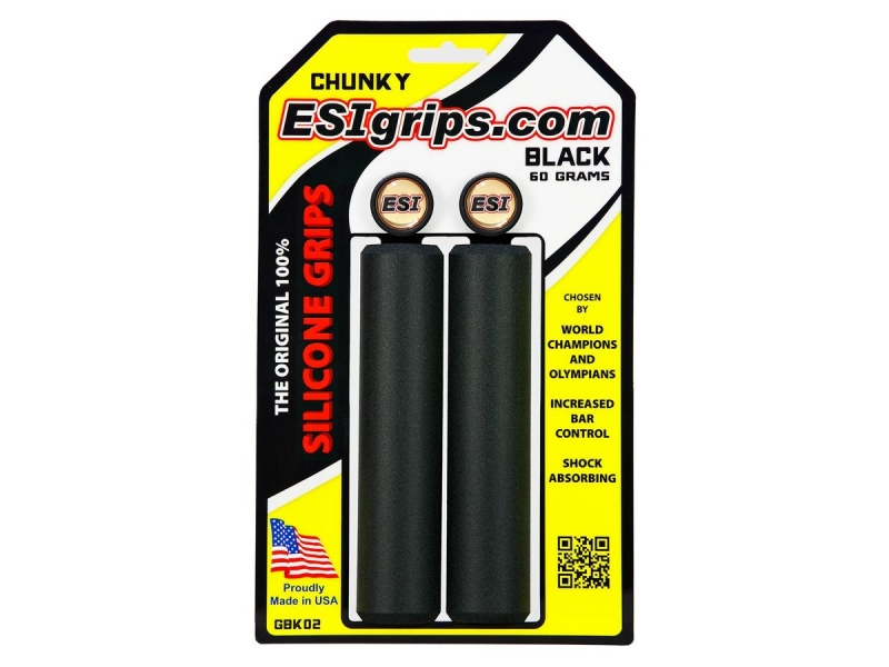 gripy ESI Grips CHUNKY černé