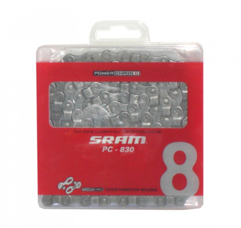 řetěz SRAM 8sp. PC830 114 čl., se spojkou