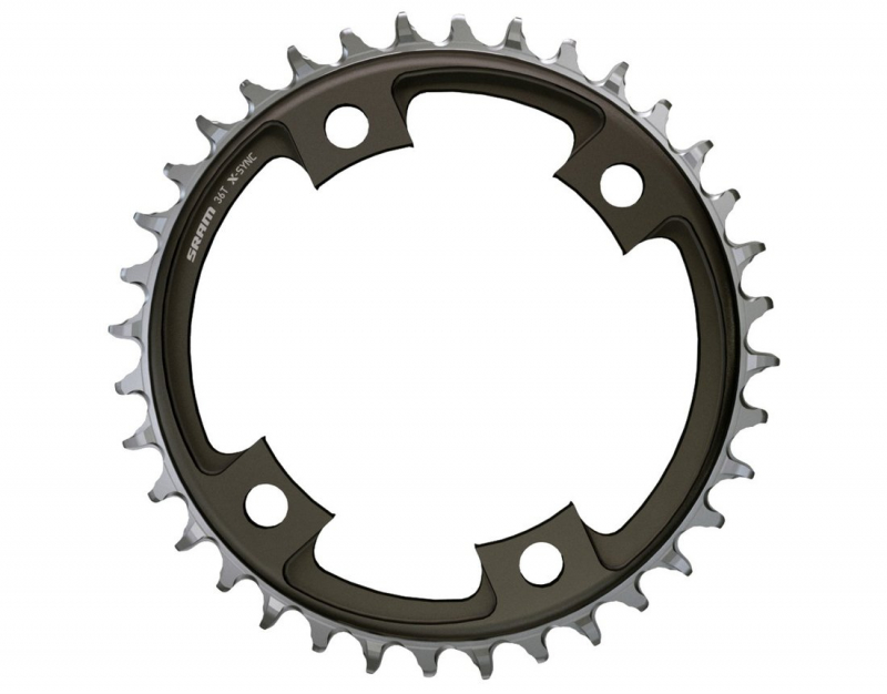 převodník SRAM Road 12sp. X-Sync 107mm 44z. černý