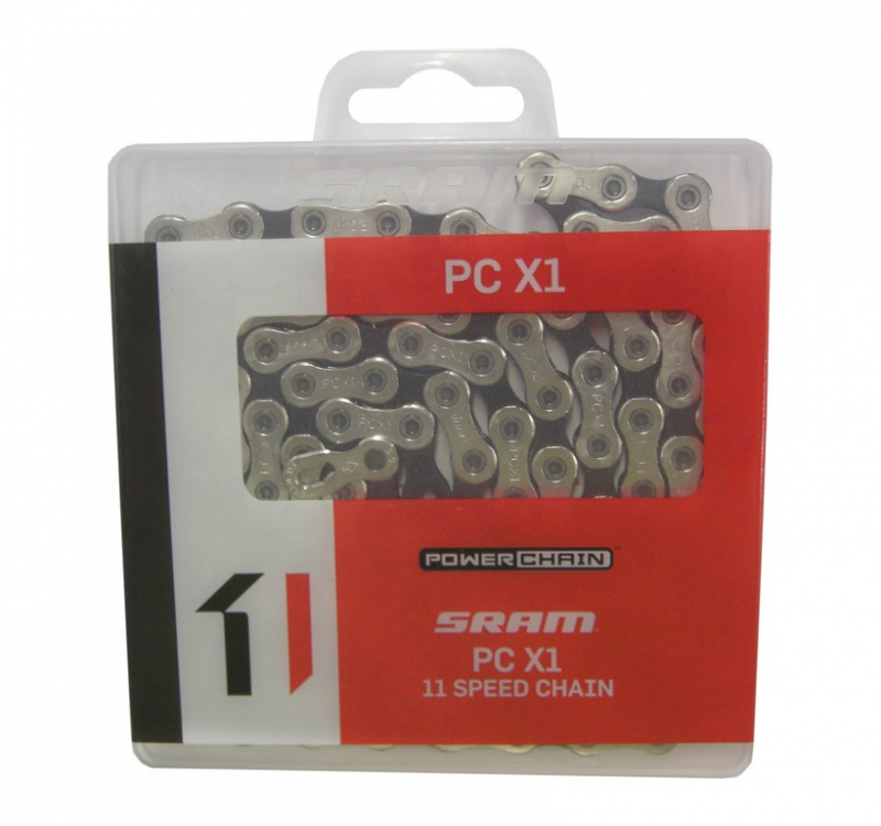 řetěz SRAM 1sp. PC X1 SolidPin 118čl. + PowerLock