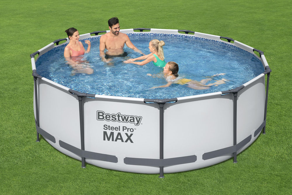 BESTWAY 56418 Bazén STEEL PRO MAX 366x100 cm + příslušenství