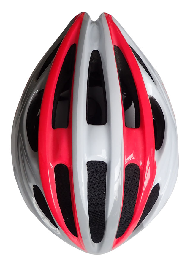 CSH31B-M bílá cyklistická helma velikost M (55-58cm)